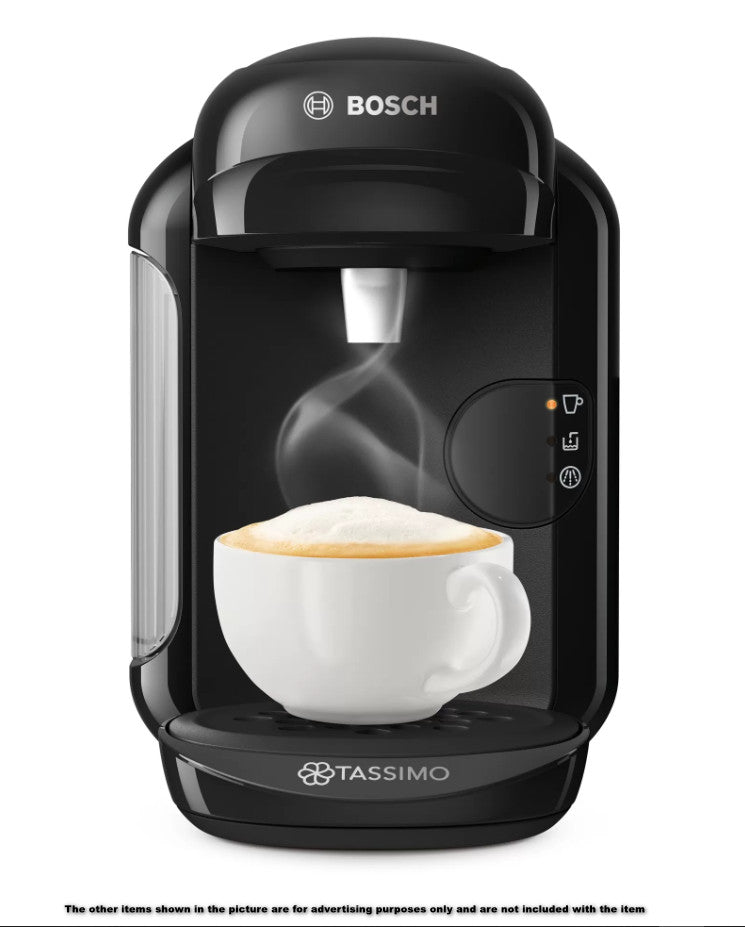 TASSIMO Bosch Vivy 2 TAS1402GB Coffee Machine, 1300 Watt, 0.7L - Black