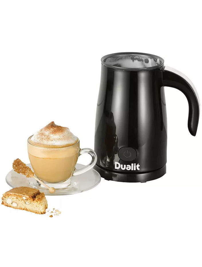 Dualit Milk Frother | Hot milk, hot & cold frothed milk | Ideal for lattes, cappuccinos, flat whites, hot chocolate & milkshakes