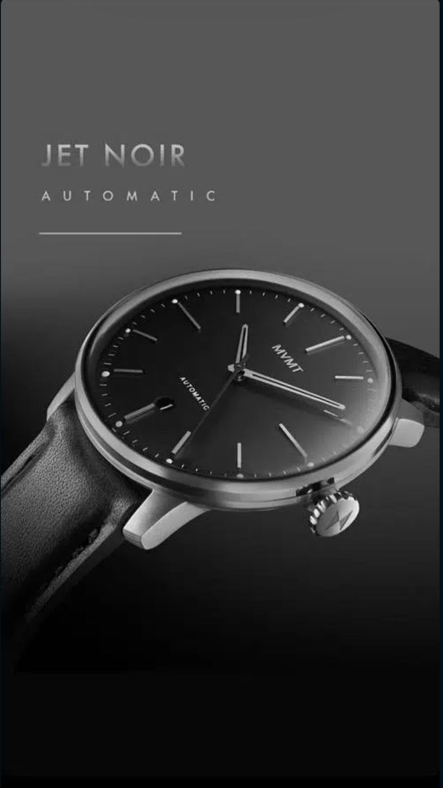 MVMT Men's Slim Minimalist Automatic Watch