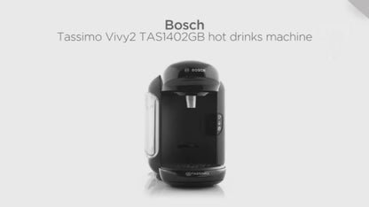 TASSIMO Bosch Vivy 2 TAS1402GB Coffee Machine, 1300 Watt, 0.7L - Black